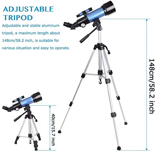 Telescopio refractor 70 mm para principiantes miniatura 2