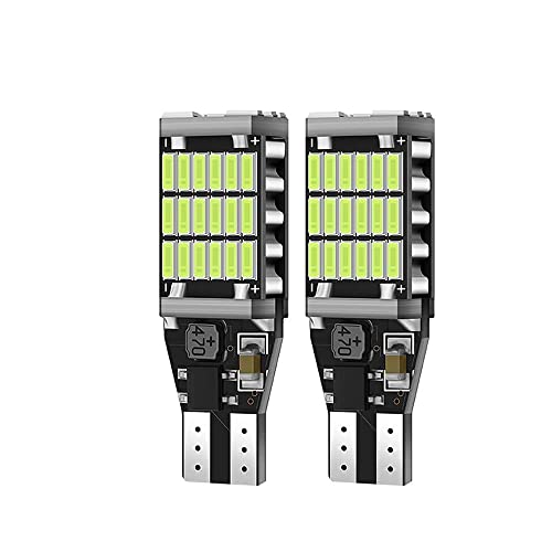 Image of Automaze T15 W6W 912 921, LED Car Truck Backup Reverse Lights, 4014 Chipset 45 SMD (Ice Blue)