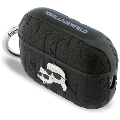 Coque AirPods Pro 3 Karl Lagerfeld monogramme chic et luxe noir