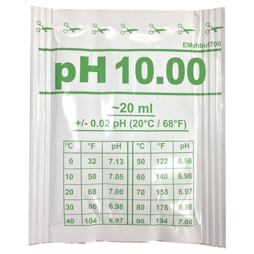 Productos QP - Solución tampón de pH Profesional, Bolsa Solucion Tampon PH10, Ideal para Piscinas y Spas