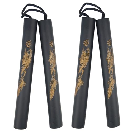 ywzmsd 2Pcs Nunchucks for Kids, Lightweight Foam Nunchucks Martial Art Sticks for Kids & Beginners Practice and Training
