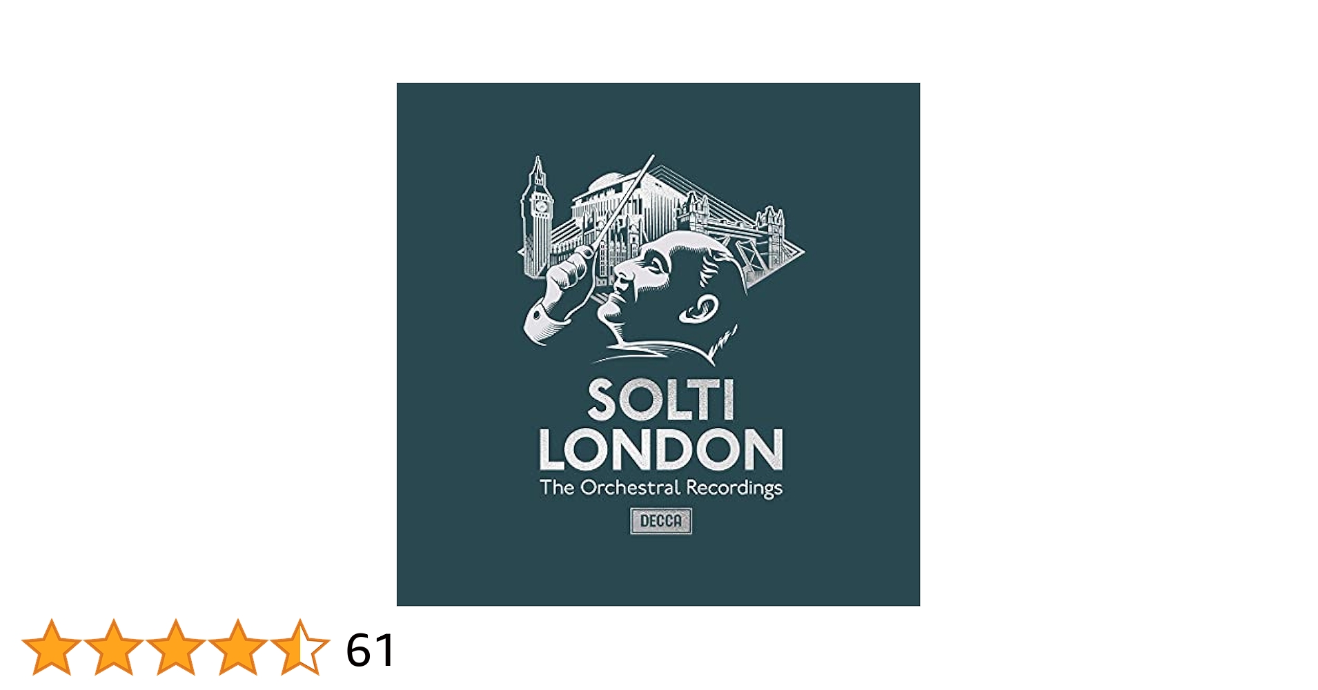 クラシック SOLTI London The Orchestral Recordings Solti in London: The Orchestral Recordings - DECCA 4851717
