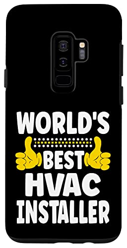 Galaxy S8 World's Best HVAC Installer Funny Job Title HVAC Installer Case