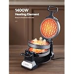 Double Belgian Waffle Maker, 1400W Rotating Flip Waffle Iron - Image 4