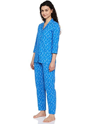 Image of Amazon Brand - Eden & Ivy Women's Cotton Regular Fit T-Shirt and Shorts Night Suit (Night Wear | Lounge Wear Set)