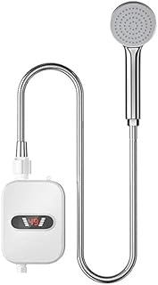 Techking 𝐒𝐏𝐄𝐂𝐈𝐀𝐋 𝐃𝐄𝐀𝐋𝐒 𝐖𝐈𝐓𝐇 15 𝐘𝐄𝐀𝐑𝐒 𝐖𝐀𝐑𝐑𝐀𝐍𝐓𝐘 Electric Tankless Mini Water Heater - 3500W Instant Hot Shower Heater with LCD Digital Display for Bathroom Use