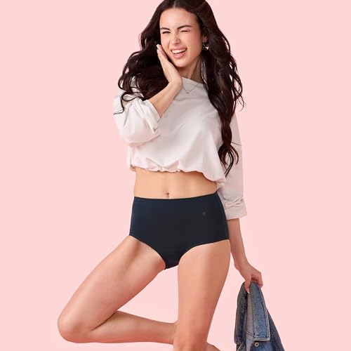 Image of Enamor Women's Cotton Blend Classic Solid Briefs