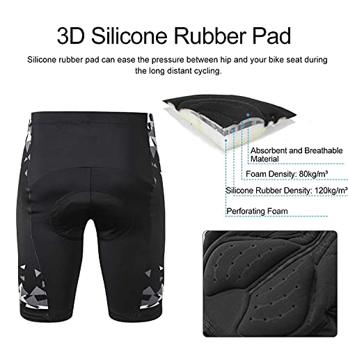 INBIKE Ropa Ciclismo Hombre Verano Trajes de Ciclismo Equipacion Bicicleta Maillot MTB+ Culote Bicicleta 3D Badana Gel(XXL) - imagen 5