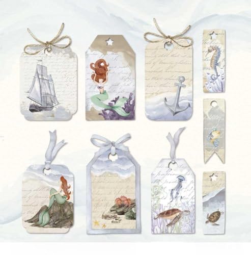 Papers For You Papel Scrap doble cara 180gr 12'x12' (Under The Sea)- pack 4 uds.