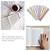 Uonlytech 8pcs Colored Reading Highlight Strips for Students Visual Reading Tracking Rulers with Overlay Bookmarks Supply for Improved Focus and Comprehension Suitable for All Book Types