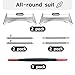 LYSANDRA 1 Set Watch Adapters Compatible with Google Pixel Watch 3 Connector Watch Bands, New Stainless Steel Wire Drawing Process Connection Adapter (Silvery, for Pixel Watch 3 45mm)