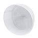 RUIXIA Men Muslim Prayer Kufi Hat Skull Cap Embroidery Islamic Kufi Headware Takke Praying Beanie Hat Kofia Topi Hat, White-adult, One Size