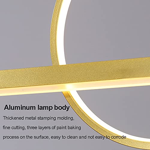 Suspension LED réglable par télécommande avec longue bande moderne - 8