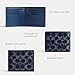 Coach Slim Billfold Wallet in Signature Denim Deep Blue One Size