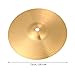 SAFIGLE Golden 8 Inch Brass Crash Ride Hi-Hat Cymbals for Beginners and Players Jazz Cymbals Ride Cymbal Classic Drums Cymbals Percussion Instrument Cymbal Traditional Brass Cymbal Hat