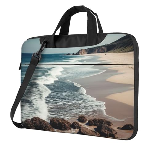 Bolso maletín para laptop Beach Ocean Shore 15.6 pulgadas miniatura 1