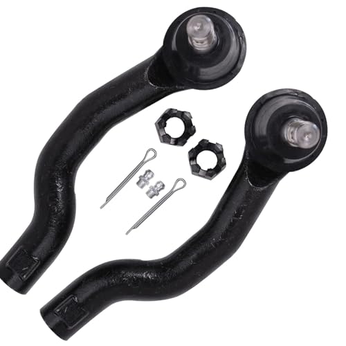 Image of Detroit Axle - 8pc Front End Suspension Kit for 2005-2018 Nissan Frontier, 2005-2012 Pathfinder, 2005-2015 Xterra, 2 Lower Control Arms w /Ball Joints 4 Inner & Outer Tie Rod Ends 2 Boots Replacement