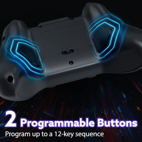 Image of Fosmon 2.4G Wireless Gaming Controller with Hall Effect Triggers For PC | Bluetooth Pro Controller with USB Dongle and Programmable Buttons for Switch 2 /1 /Lite /OLED /Windows PC /Steam Deck /Android /iOS