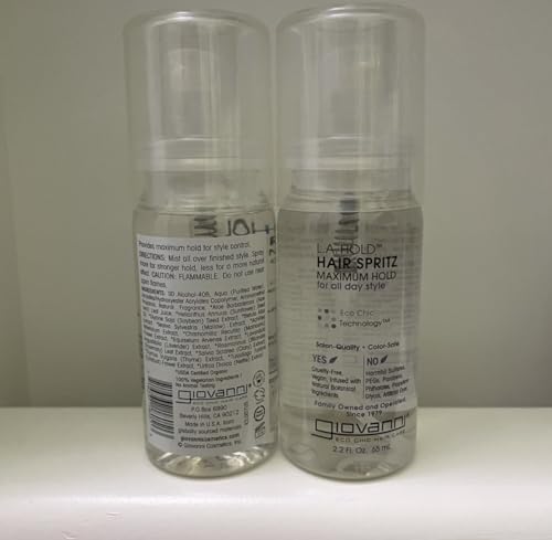 Giovanni Hair Care Spray L.A. Hold 2.2 oz Pack 12 miniatura 1
