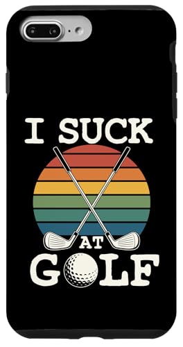 I Suck At Golf Joke ʔSt s Ȓj St X}zP[X iPhone 7 Plus/8 Plus p