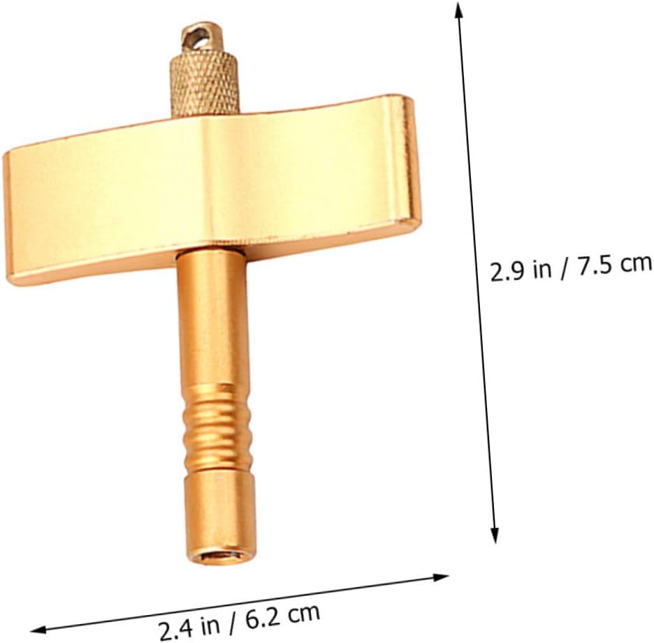 Xmas Gold Metal Drum Tuning Key for Drummers, Compact Portable Tool image 2