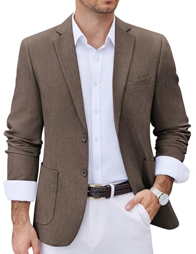 Blazer décontracté homme COOFANDY veste sport fine veste ajustée infroissable