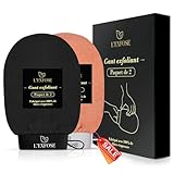 L’Exfose 2x Gant Exfoliant Corps - Gant de Crin Kessa Gommage Corps et Visage en Viscose...