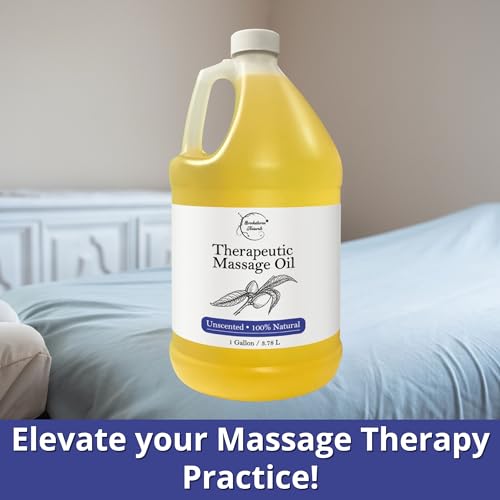 Image of Unscented Massage Oil for Massage Therapy |1 Gallon | Brookethorne Naturals
