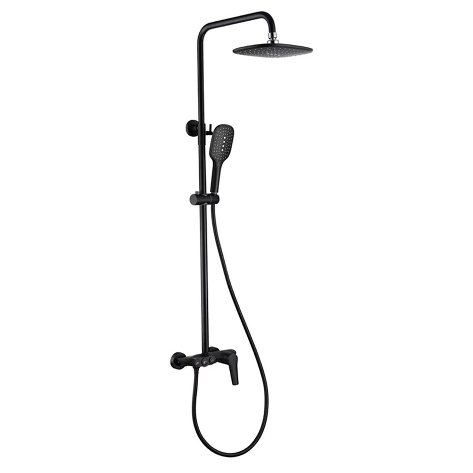 Robinet de douche 3 modes en cuivre avec valve céramique durable