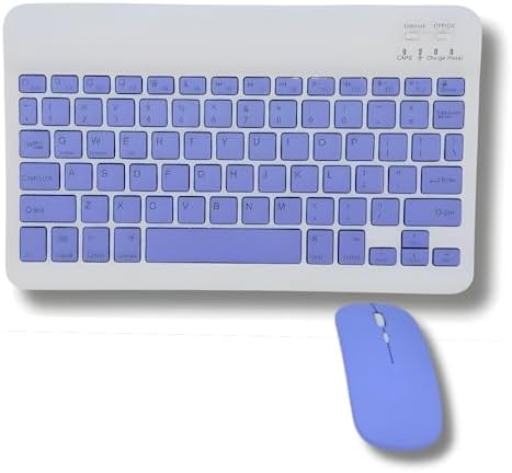 Teclado E Mouse Bluetooth Recarregáveis – Design Slim, Silencioso...