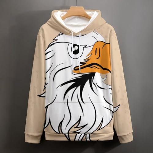 Sweatshirt pull unisexe confortable style décontracté avec capuche S