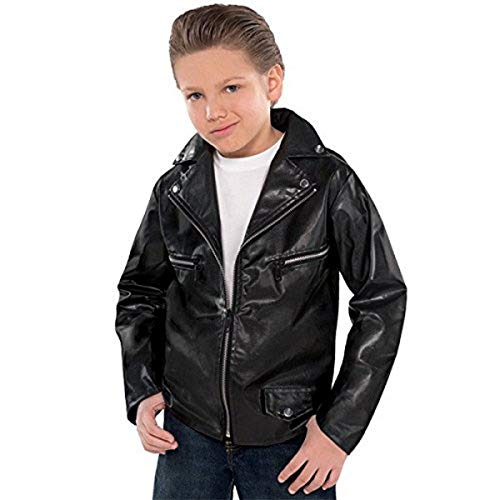 Disfraz de chaqueta estilo Greaser para niños talla única