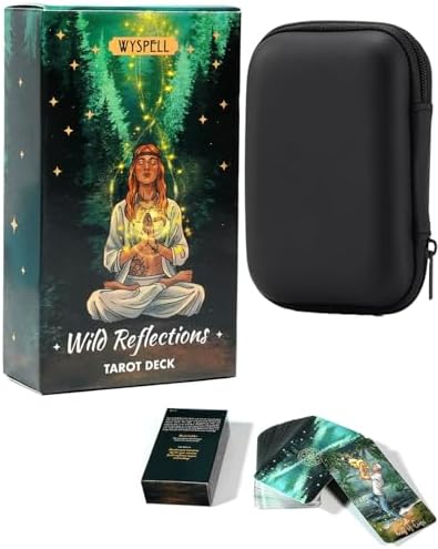 Tarot Card Deck, 78 Original Tarot Cards with Storage Box – A Must-Have for Beginners, Professionals, and Spiritual Seekers, Ideal for Divination, Meditation, Excluding Instruction Book