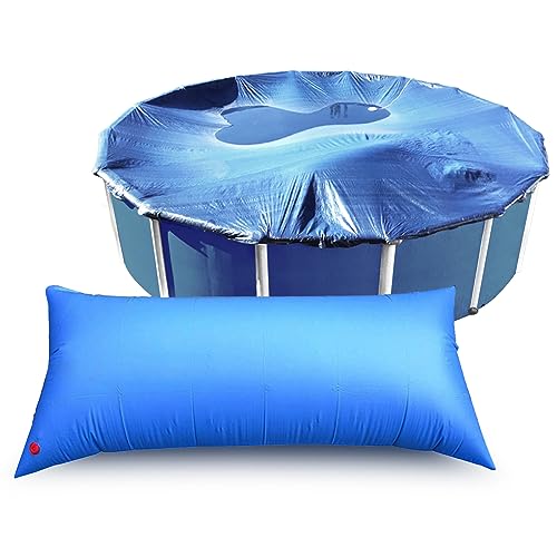 Cuscino Piscina Invernale Rettangolo 4×8ft, Cuscino Aria Piscina Copertura Invernale, Cuscino Gonfiabile Invernale Piscina, Accessori per Copertura Piscina Galleggiante Svernante Kit (1 Pezzi)