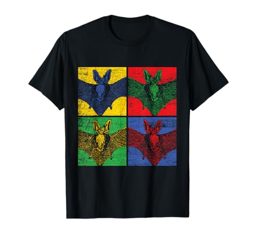 Vintage Retro Gift Idea Pop-Art Bat T-Shirt