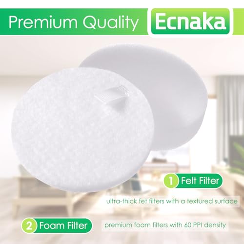 6 Pack LVAC-200 Pre-Motor Vacuum Filters Replacements Compatible with Levoit LVAC-200 Cordless Stick Vacuum Cleaner,Part to # LSV-V201-WUS