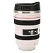 Imagen de LUCKDANO Taza de Lente de Cámara Taza de café con Lente de Cámara de Acero Inoxidable