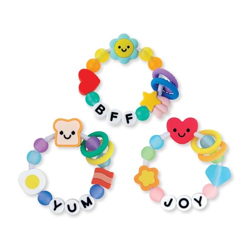 Image of Infantino Friendship Baby Teethers, Soft Silicone Teething Toys, Sensory Textures, Easy to Grip, BPA-Free, Soothes Sore Gums, On-The-Go Travel Teethers, 3-Pack