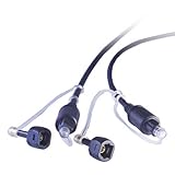 Eight one 8ONE EOP-230 Optical Digital Cable, 9.8 ft (3 m), Mini Plug Converter Adapter Included