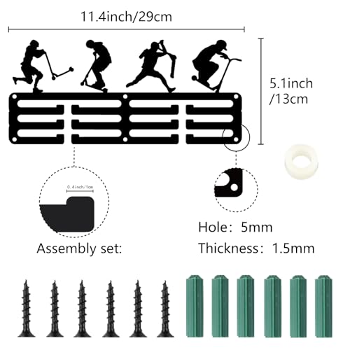 Support de médailles pour scooter : rangez enfin plus de 60 médailles - 3