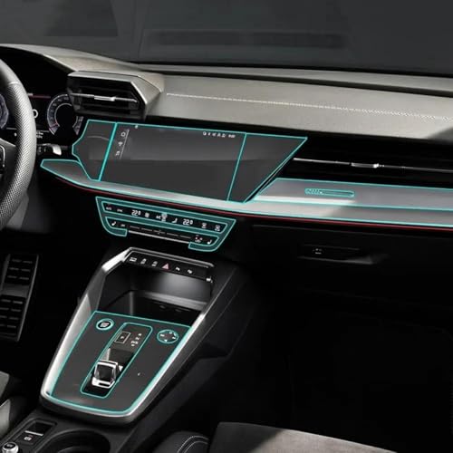 Film écran de navigation Audi A3 anti-rayures en TPU pour console centrale et tableau de bord