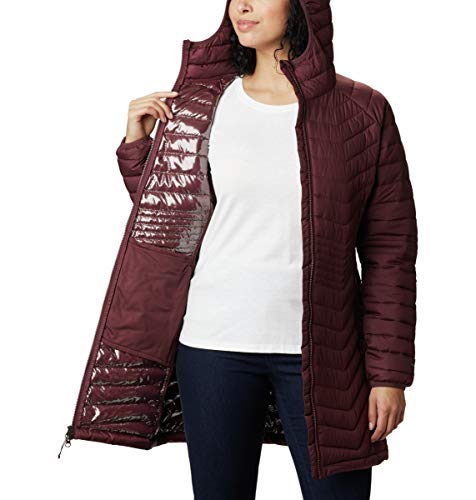 Image of Columbia Women Solid Powder Lite Mid Jacket Hoodie
