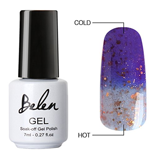 Belen Chameleon Temperature Colour Changing Gel Polish Soak Off Nail Art Varnish 5023