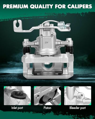 Image of SCITOO 18B4946 18B4947 Rear Left & Right Disc Brake Calipers Assembly w /Bracket For Ford For Five Hundred /For Freestyle /For Taurus /For Taurus X,For Mercury For Montego /For Sable