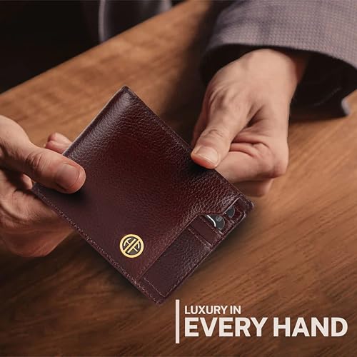 HAMMONDS FLYCATCHER Wallet for Men Leather Original, Mens Wallet, Leather Wallets for Men Stylish, Bi-Fold Wallets for Man, 6 Card Slots, Easy Access Card Slots, Coin Pocket, Gift for Mens - Brown 8 41E8yHuK TL