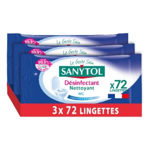 Lingettes Désinfectantes Sanytol Cover