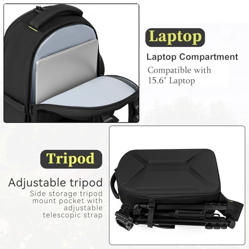 Mochila rígida para cámara DSLR/SLR/mirrorless impermeable miniatura 5