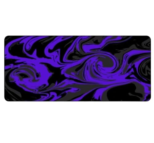 Image of Saco XXL Gaming Mouse Pad for PC - Large Desk Mat 900x400x3mm, Extended Non-Slip Rubber Base, Waterproof Surface, Liquid Wave Design, Big Keyboard Mouse Pad for Office & Home Setups