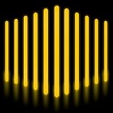 YOFOBU 12 PCS 14 Inch Industry Grade Glow Sticks Bulk Emergency Jumbo Light Sticks Glow in the Dark Bright Large Glow Sticks for Camping,Hiking,Hurricane, Earthquake, Survival Kit Accessories (Yellow)