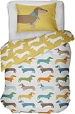 Rapport Bettbezug, Polycotton, Ocker, Einzelbett
